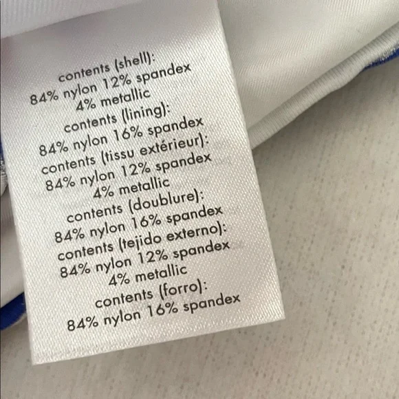 Onia Woman Strip Blue Bikini Bottom Size: L - Picture 4 of 5